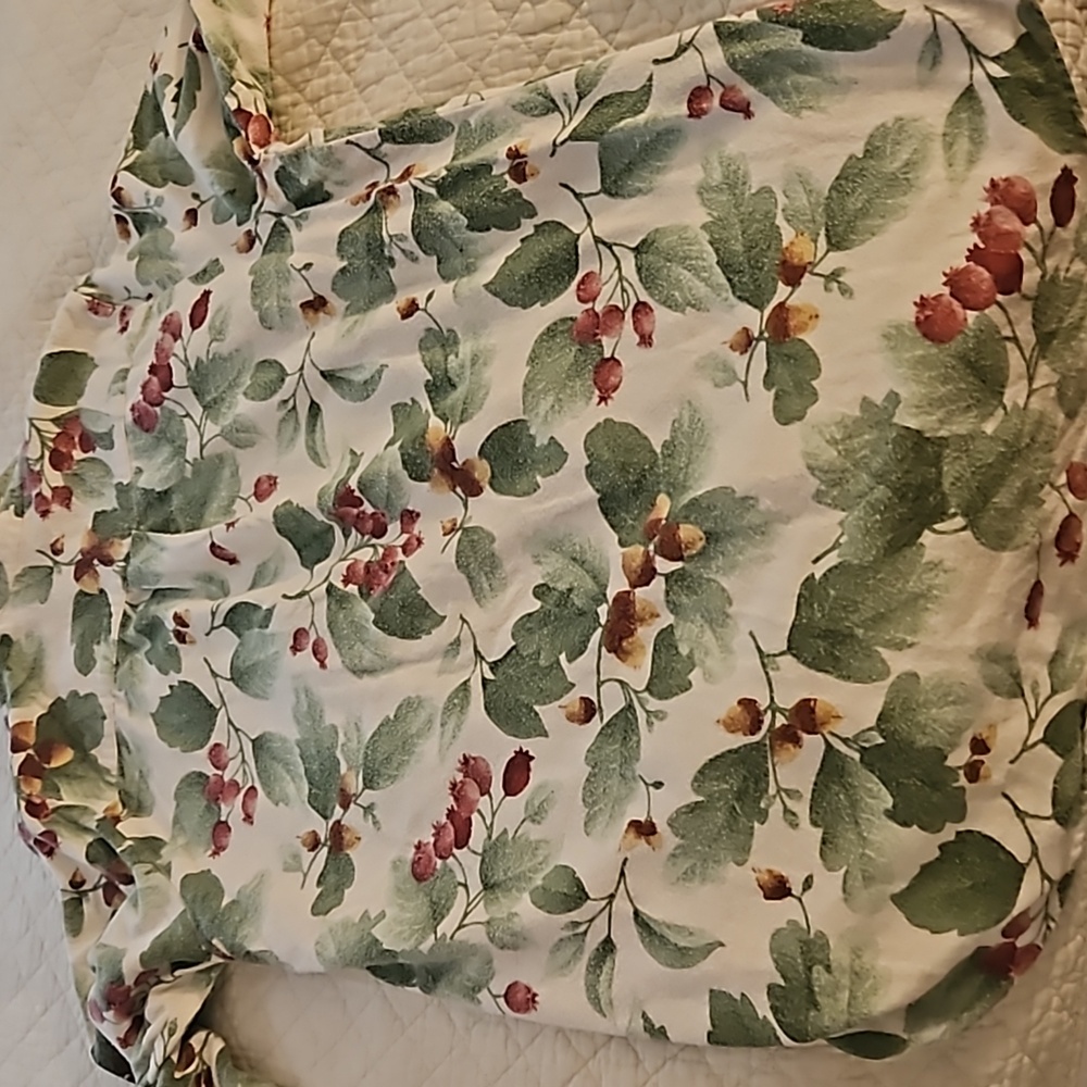 Orvis cotton acorn fall autumn flannel shirt top blouse